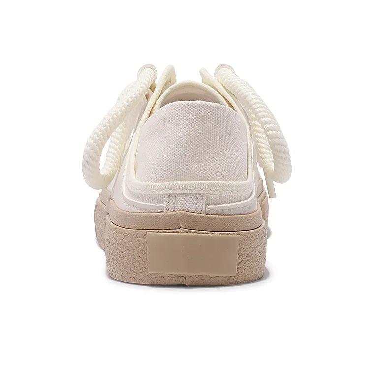 Miss Zhang Wear-Resistant Low-Top Skateboard Shoes Women's Beige-13
