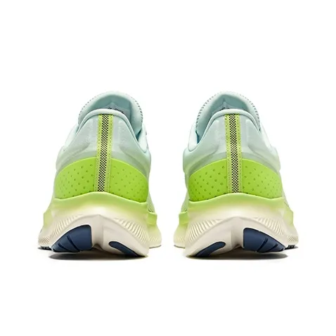 Saucony Vessel Cushioned Wear Resistant Breathable Low Top Training Running Shoes Unisex Green Blue-3