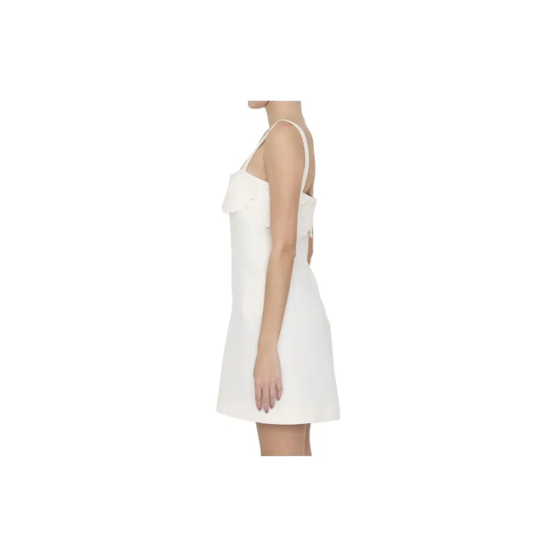 Valentino Crepe Couture Sleeveless Mini Dress-2