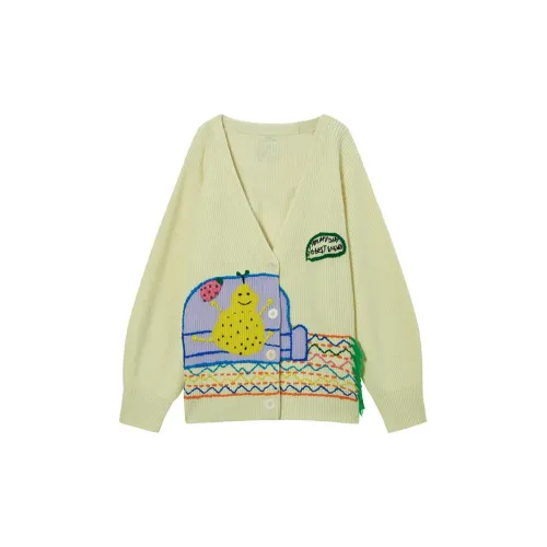 URLAZH Sweaters Women's Light Yellow