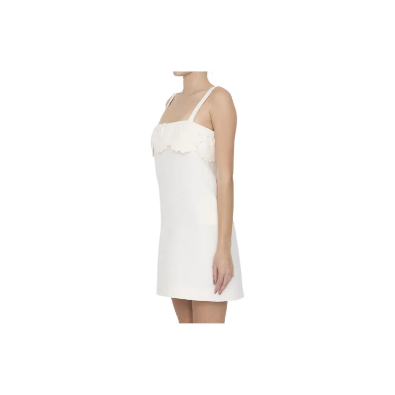 Valentino Crepe Couture Sleeveless Mini Dress-3