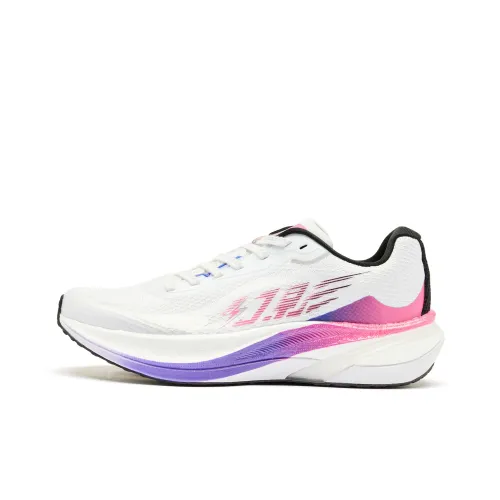 QIAODAN Phantom Running Shoes Men Low-Top Jordan White/King Purple