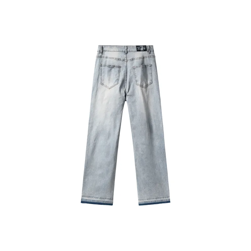 XINYINSU Jeans Unisex Yellow Mud-1