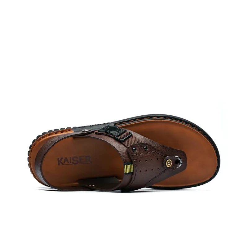 KAISER Beach Sandals Men's Brown-2