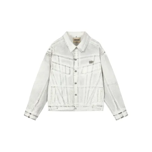 88rising Denim Jackets Unisex White