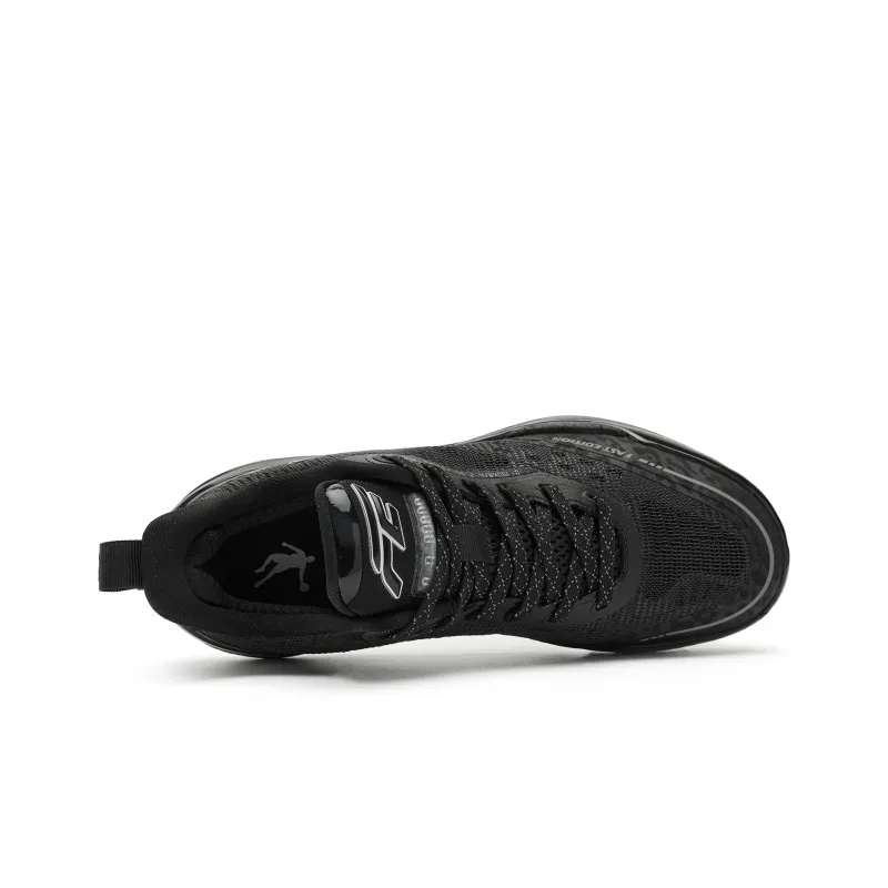 QIAODAN FE2.0 Black Panther Low Top Q KUNGFU TURBO Basketball Shoes Men's Black Gray-3