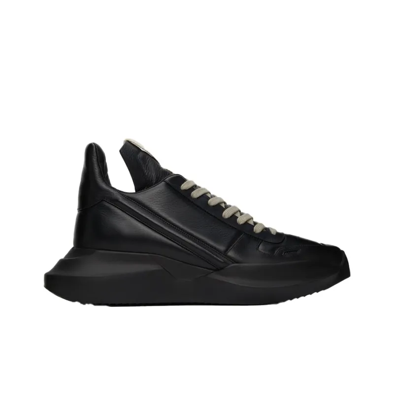 RICK OWENS/RO Anti Slip Wear Resistant Low Top Casual Shoes Women's Black-1