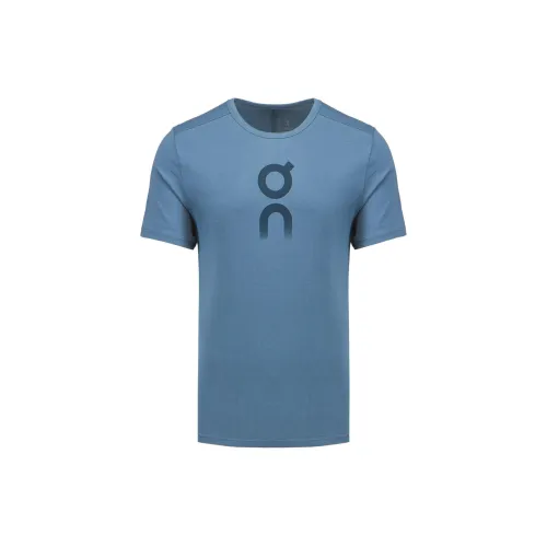 On T-Shirts Men Blue