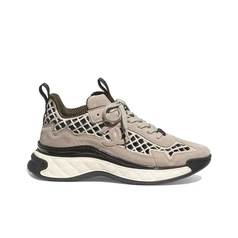 CHANEL Sneaker 'Beige Embroidery' Women's-1