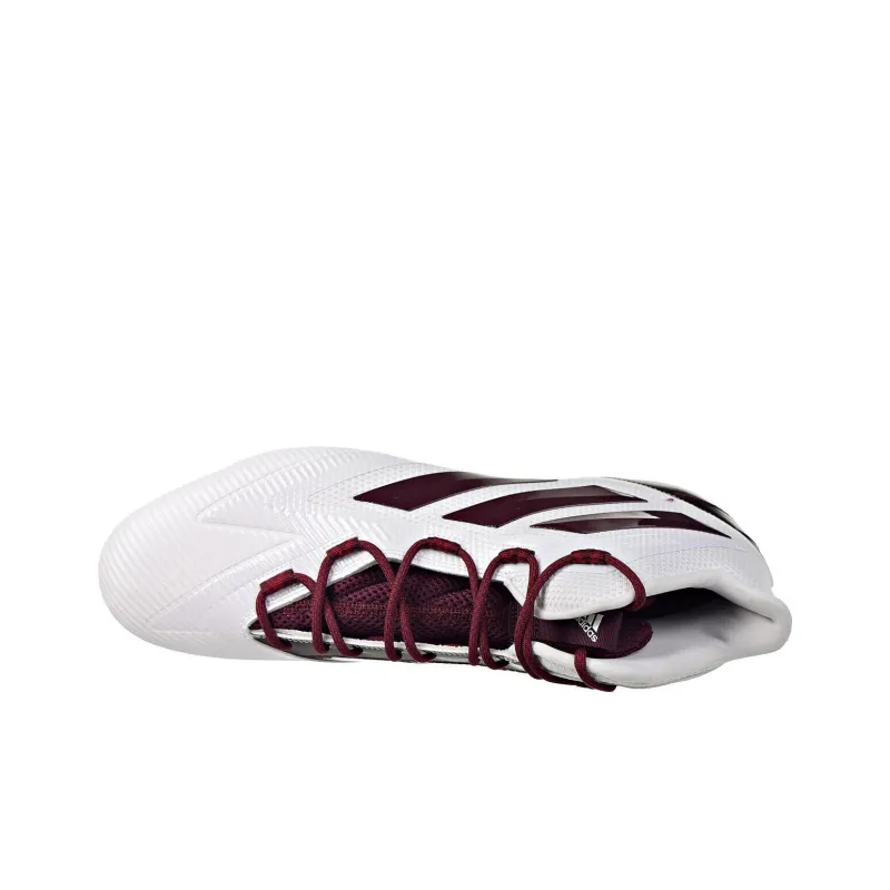 Adidas Freak Carbon Mid White Maroon-2