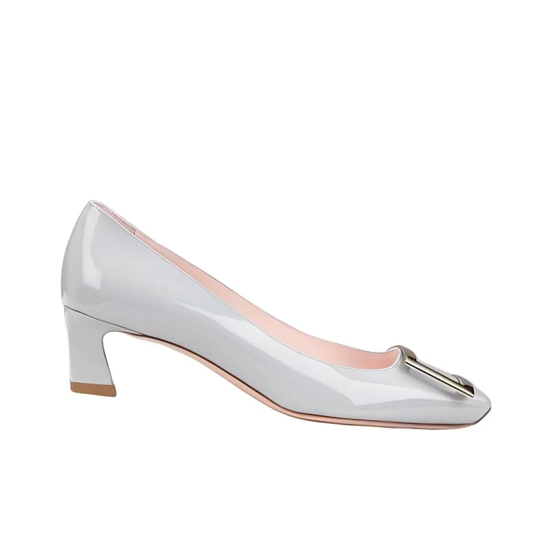 Roger Vivier Trompette High Heels Women's Taupe-1