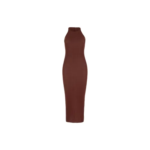 RICK OWENS Sleeveless Dresses Women's Brown