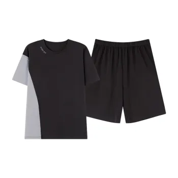 Pretty Lady Pajama Set Men's Black Gray