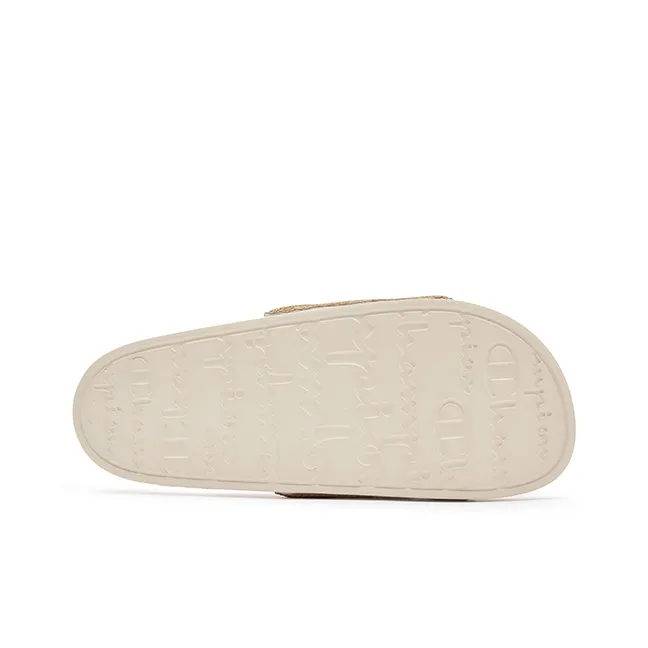 Champion Campus Slide Slippers Unisex Light Khaki-5