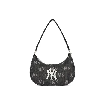 MLB New York Yankees Cotton Shoulder Bag Handbags Clutches Student Backpacks Regular Unisex Gray