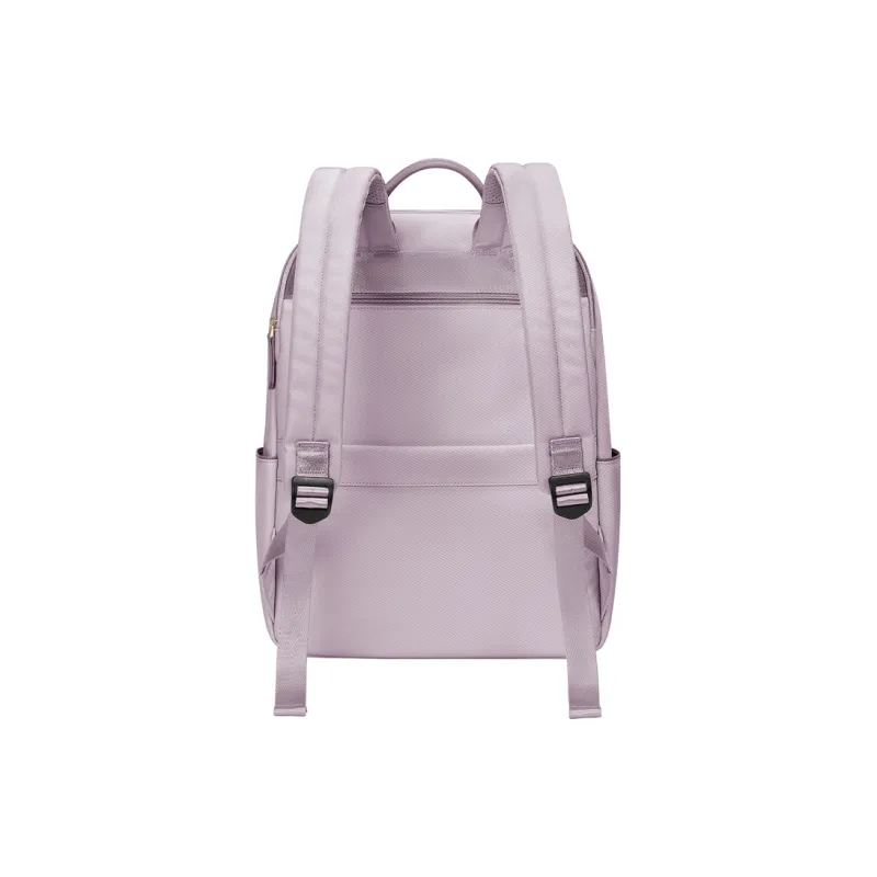POLO Fabric Backpack Large Size Women's Beige Apricot/Light Purple-8