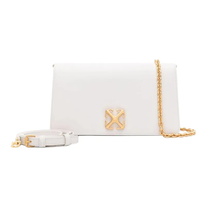 OFF-WHITE Jitney 1.7 Leather Shoulder Bag-2