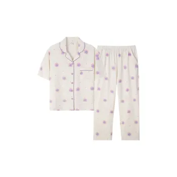 Sha Qian Pajama Set Summer Women's Champagne