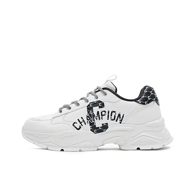 Champion Low Top Chunky Sneakers Men's Black White-0