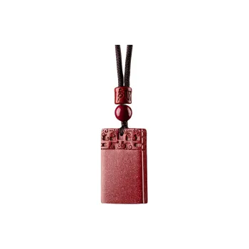 Xifeng Building Cinnabar Pendants Unisex
