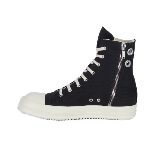 Rick Owens DRKSHDW Skateboard Shoes Women's High-Top Black/White