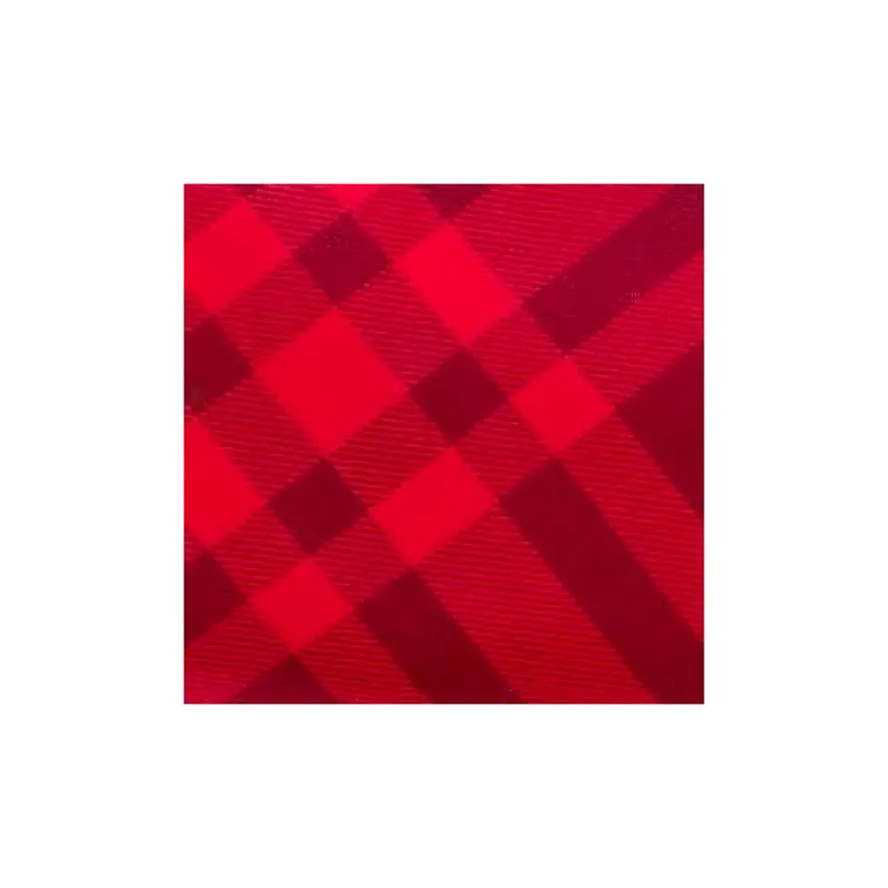 Burberry Jacquard Woven Plaid With Smooth Calfskin Handbag Shoulder Bag Mini Women's Red-4