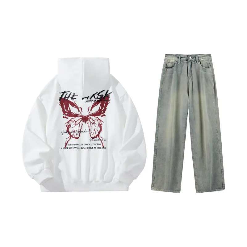 A.X.S.K Sweatshirt Sets Unisex-12