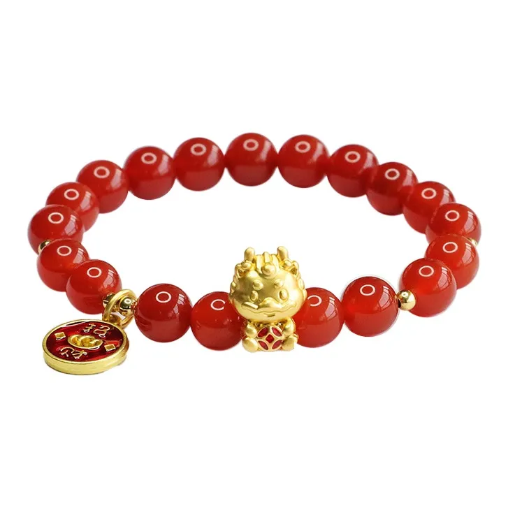 The Years Are Quiet Agate Jade Bracelets Unisex-0