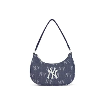 MLB New York Yankees Cotton Shoulder Bag Handbags Clutches Student Backpacks Unisex Indigo