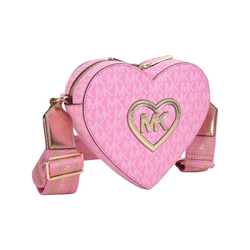 MICHAEL KORS Polyester Heart-Shaped Bag Crossbody Bag Shoulder Bag Kids' Rose Pink-1