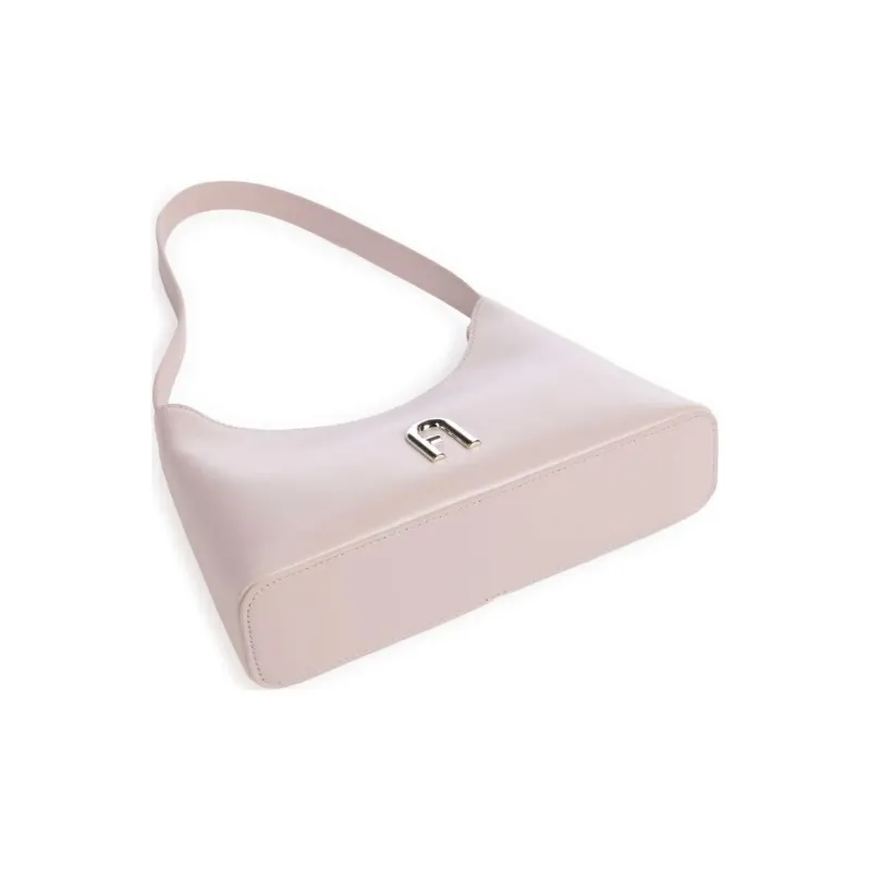 Furla Diamante Grained Leather Handbag Shoulder Bag Women's Ancient Pink-2