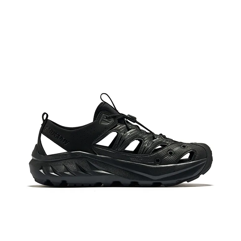 Saucony Cradle MT Low-Top Sports Sandals Unisex Black Orange-1