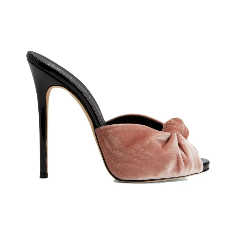 Giuseppe Zanotti Bridget Velvet Sandals Women's-1