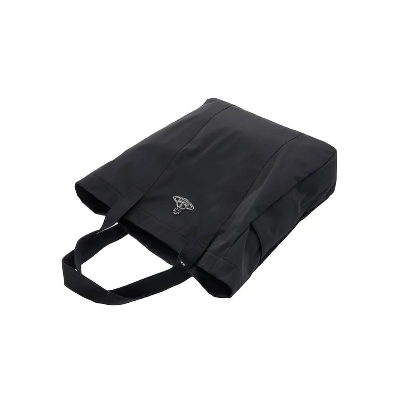 Vivienne Westwood Recycled Nylon Tote Bag Shopping Bag Handbag Regular Women's Black-5