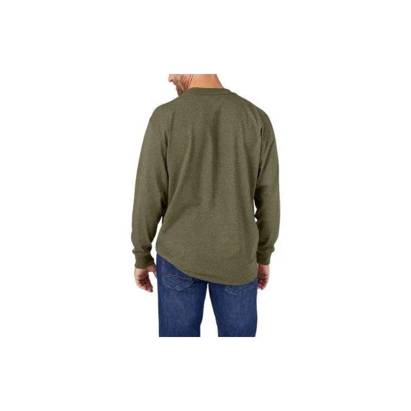 Dickies Leather Long Sleeve Pocket T-Shirt T-Shirt Men's Green-1