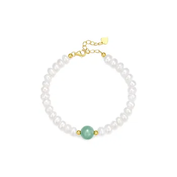 Olampe Freshwater Pearl Pearl Bracelets Women's Box