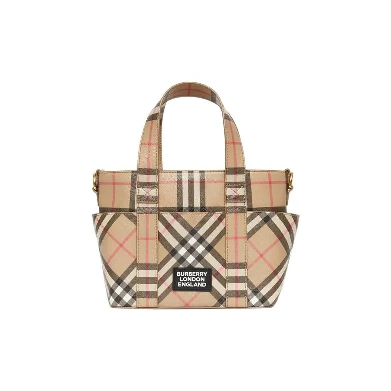 Burberry Vintage Canvas Kids' Bag Shoulder Bag Crossbody Bag Handbag Kids' Light Camel-0