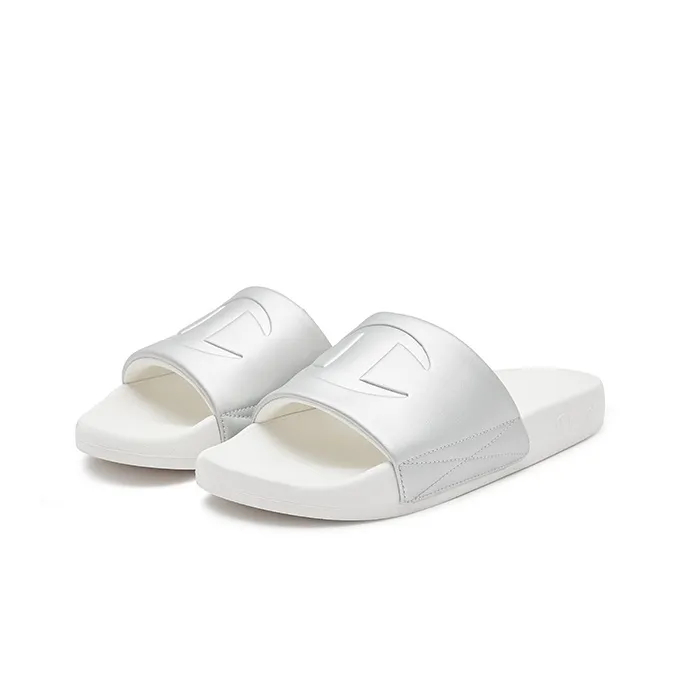 Champion Campus Slide Slippers Unisex Dark Silver-3