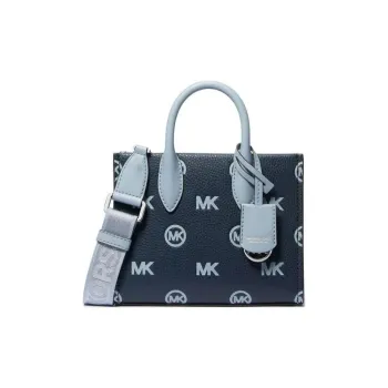 MICHAEL KORS Mirella Polyurethane Handbag Shoulder Bag Crossbody Bag Small Size Women's Blue