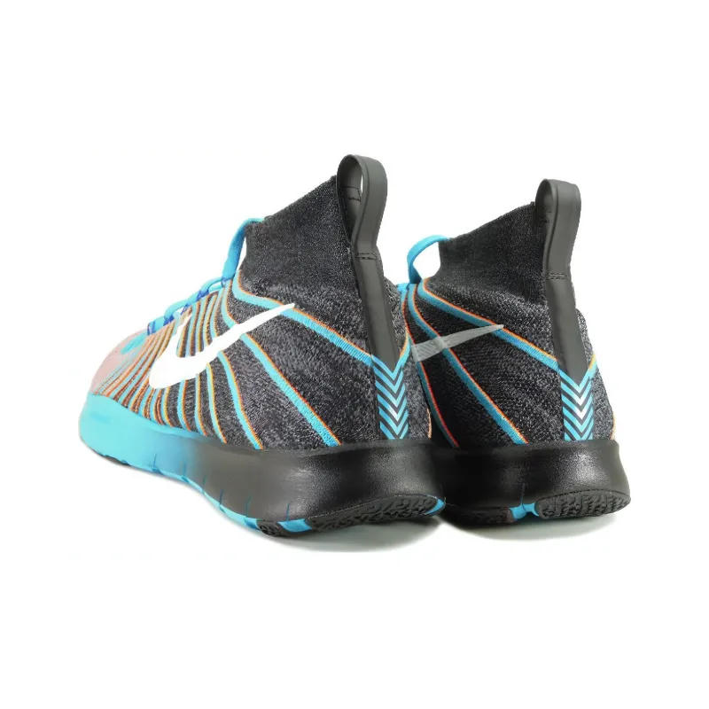 Nike Free Tr Force Flyknit Black Chlorine Blue-3