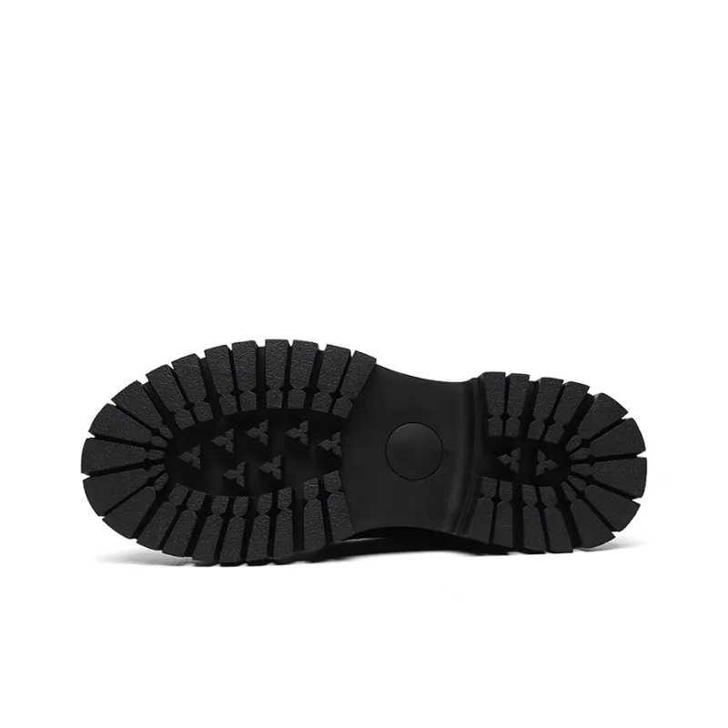 Chi Wolf Derby Shoes Casual Shoes Men's Black-4