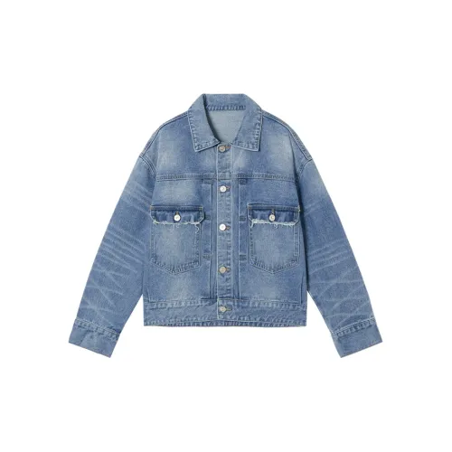 DIALOGUE Denim Jackets Women's Denim Blue