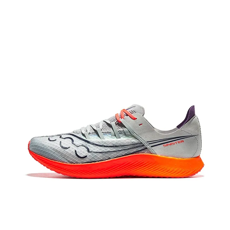 Saucony Cushioning And Breathable Low Top Running Shoes Men's Gray-0