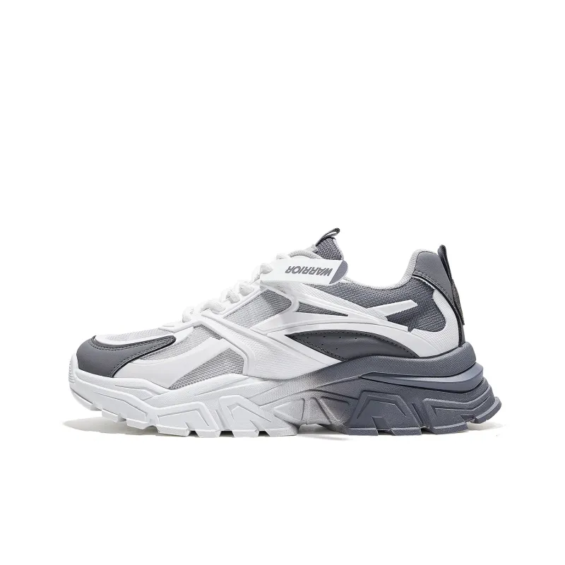 Warrior Cushioning, Abrasion Resistant, Height Increasing Low Top Chunky Sneakers Men's-0