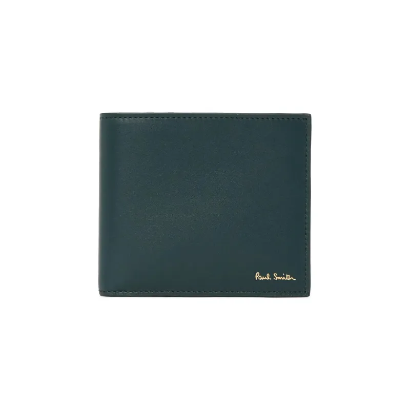 Paul Smith Cow Leather Wallet Mini Men's Green-0