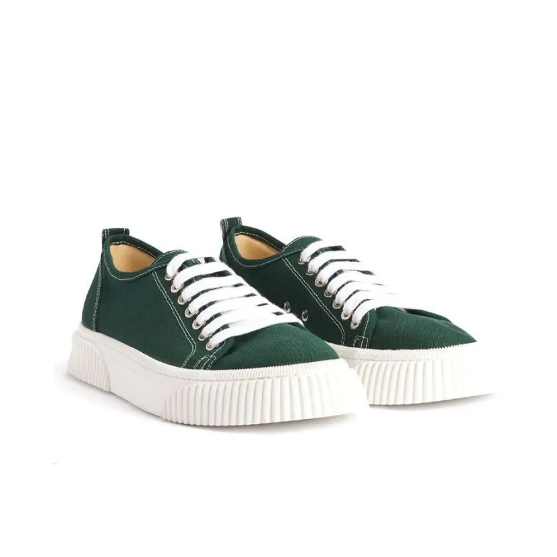 AMIPARIS Low Top Stylish Skateboarding Shoes Unisex Green-3