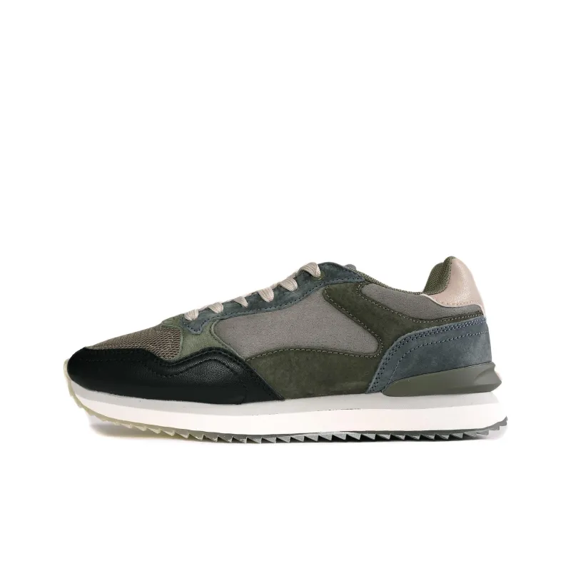 HOFF Cushioning Wear-Resistant Low-Top Casual Shoes Men's Green Gray-0