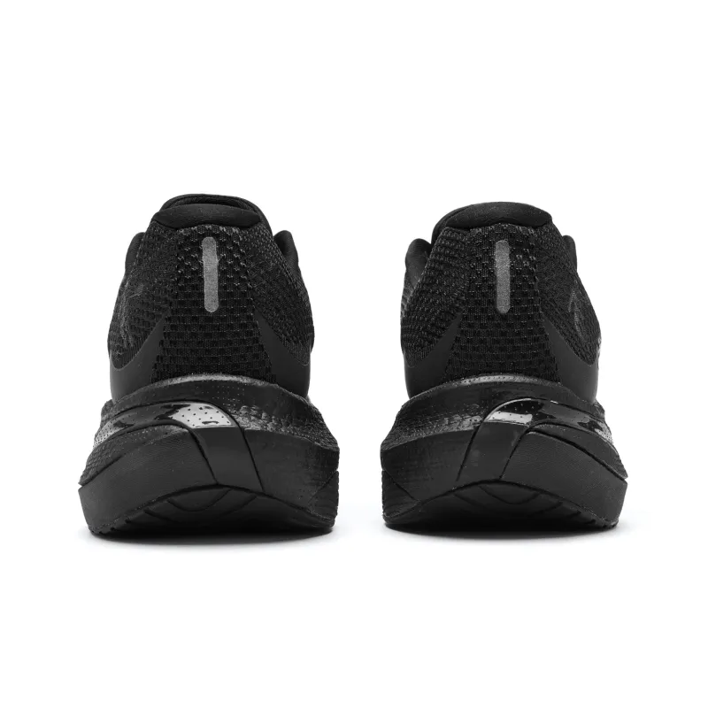 QIAODAN Shock Absorbers Slip Resistant Breathable Low Top Rubber Outsole Sprint Running Shoes Men's Black Silver-5
