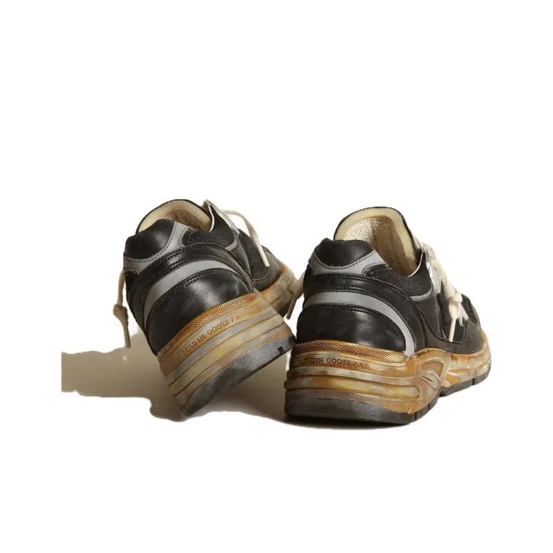 Golden Goose Running Dad Black Grey-3
