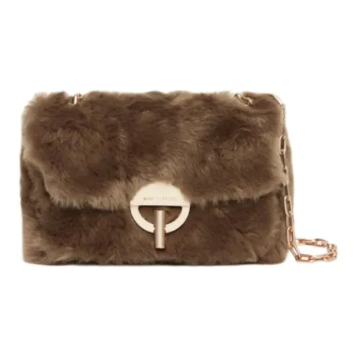 Vanessa Bruno Faux Fur Moon Bag Shoulder Bag Crossbody Bag Nano Women's Taupe